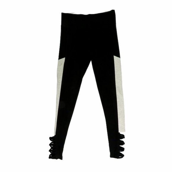 PINK Victoria's Secret Black High Rise Cut Out Yoga Leggings Small - Picture 1 of 4